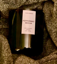 Load image into Gallery viewer, Candle - Forest Green glass jar  w/wood wick - 12 ounce