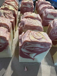 Soap - Pink peppermint Swirl