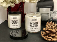 Load image into Gallery viewer, Sweater Weather, 7 ounce soy candle jar
