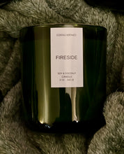 Load image into Gallery viewer, Forest Green glass jar candle w/wood wick - 12 ounce wood
