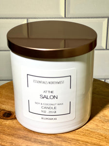 At the Salon candle