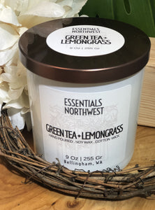 Green Tea & Lemongrass candle