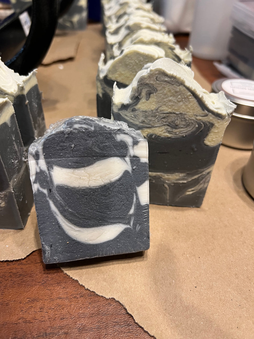 Soap - Activated Charcoal swirl
